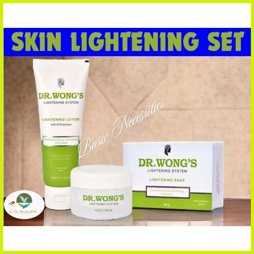 ☃ Dr. Wongs Skin Lightening Set, Lightening Soap, Lightening Lotion