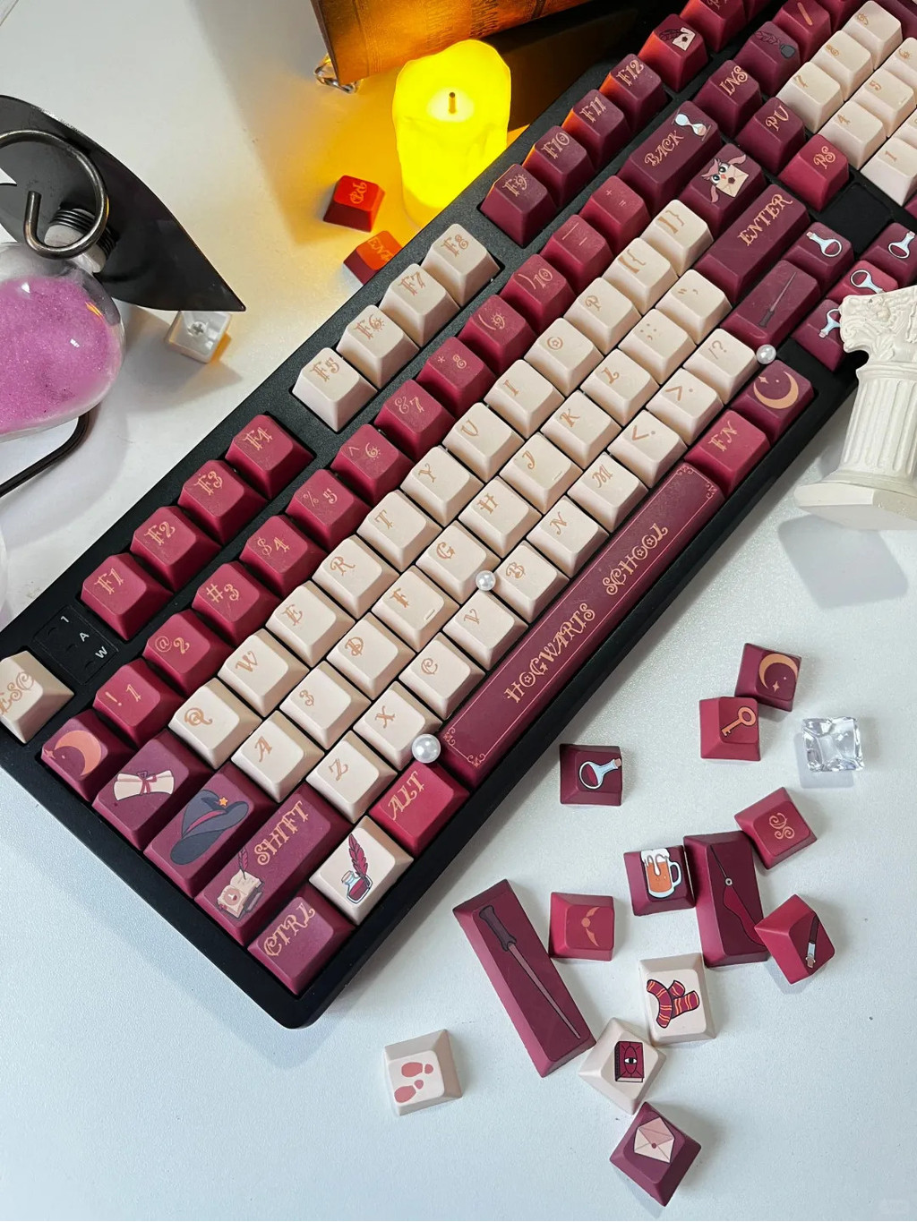 Gryffindor Keycaps Cherry Profile PBT Keycap Five-sided Sublimation ...