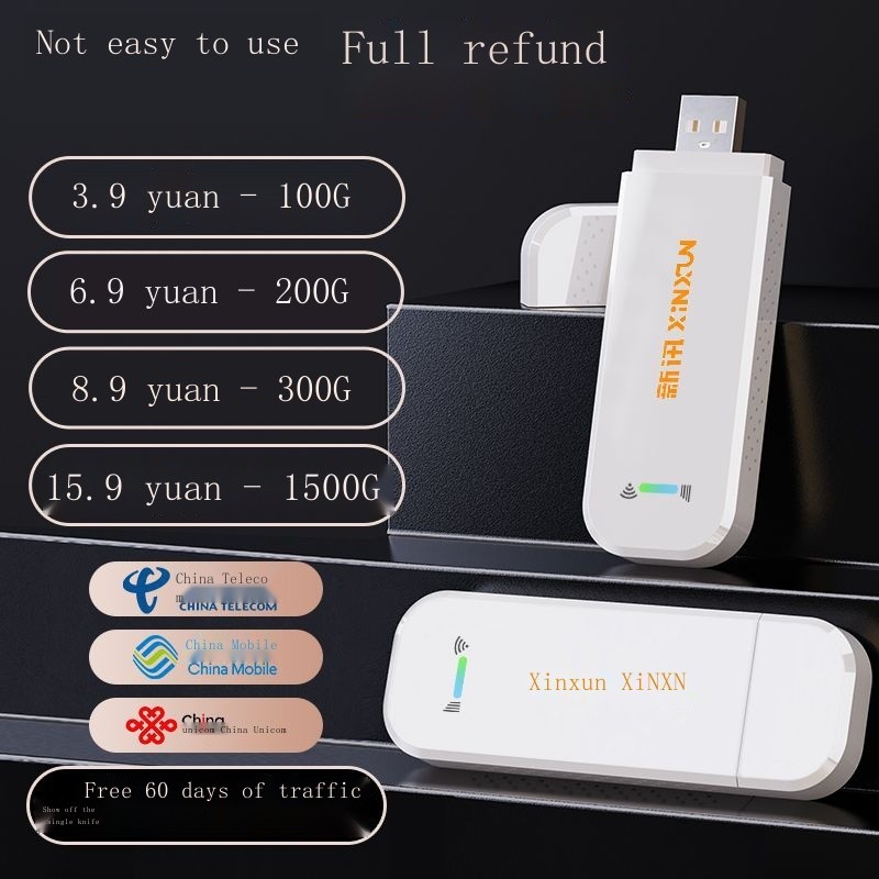 Portable Wireless wifi Card-Free Full Netcom 4G Mobile Router Computer ...