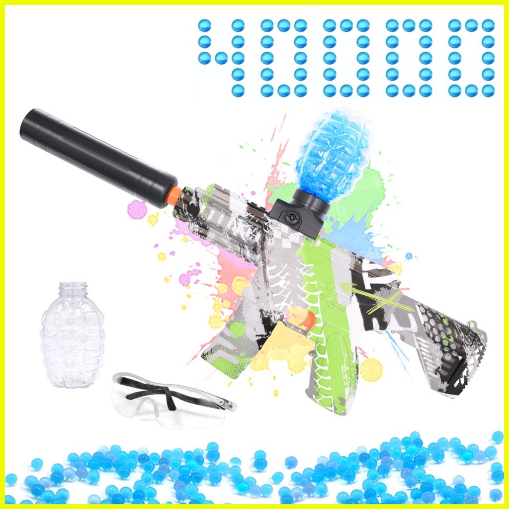 Electric gel ball launcher toy holiday gift toy comes with 40,000
