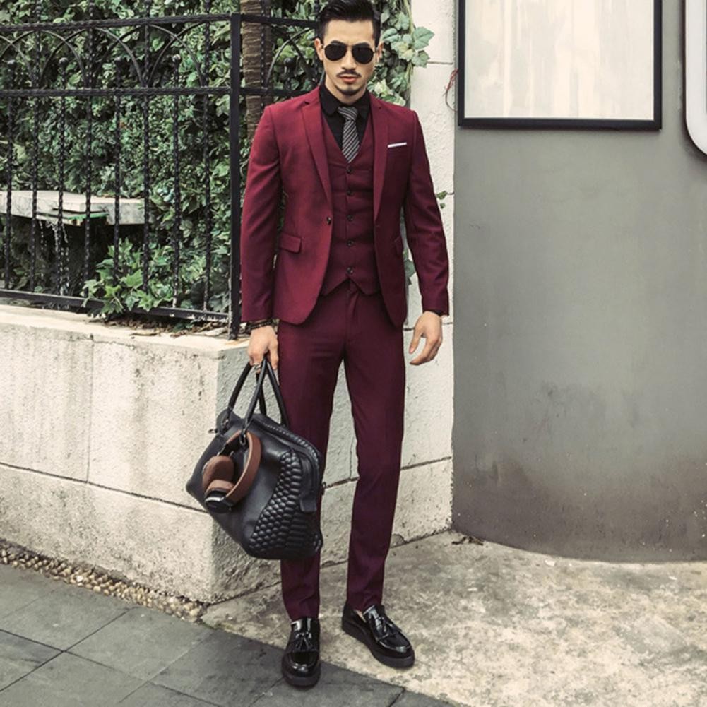 Look Stylish with Handsome 3-Piece Business Suit