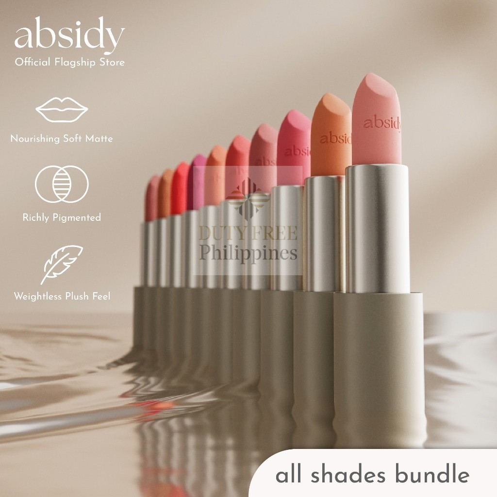 Absidy Cashmere Kiss Matte Lipstick [Set of 10 - All Shades] | Shopee ...