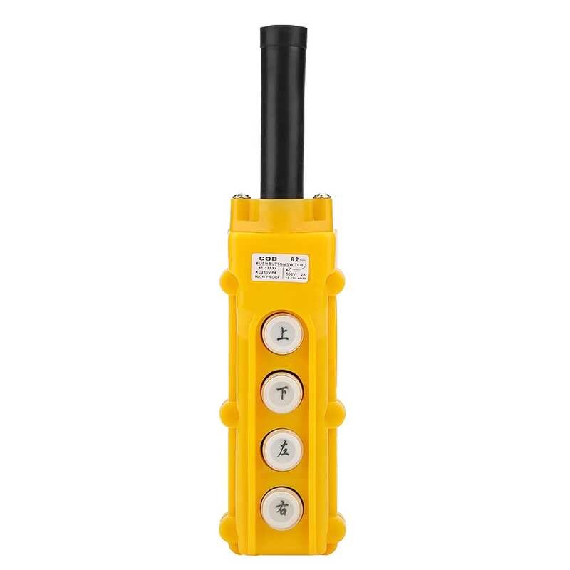 Way Switch 4 COB-62 Rainproof Crane Pendant Control Station UP Down ...