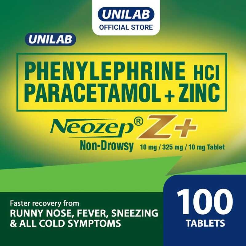 COD Genuine And Original Unilab Neozep Z Non Drowsy Tablets For Faster ...