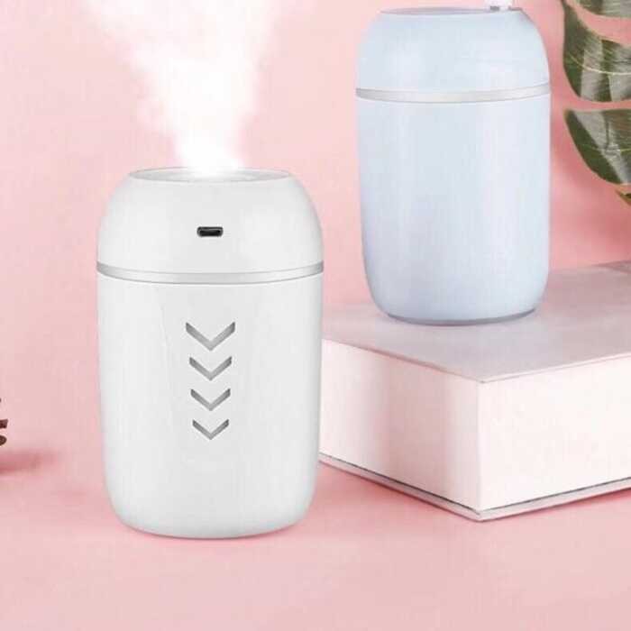 Mini Ultrasonic Air Humidifier Diffuser Purifier Atomizer With LED ...