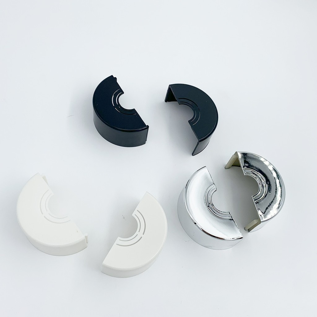 ABS Plating Shower Faucet Cover Wall Pipe Decorative Cover Angle Valve ...