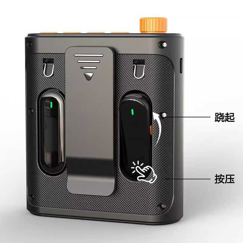 Microphone Wireless Lavalier for Teachers, Integrated Speaker and ...