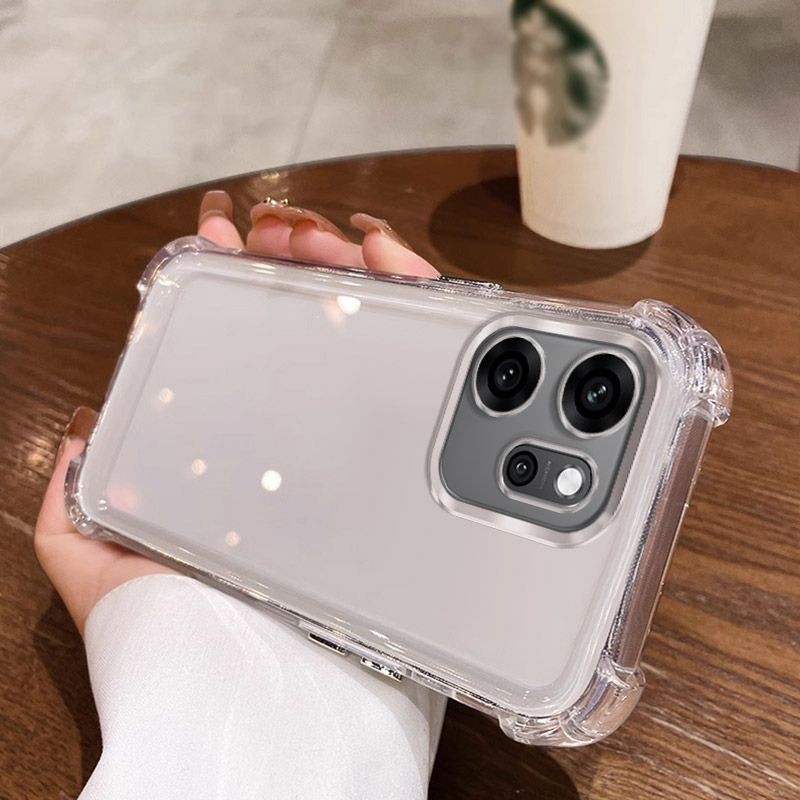 Vaprif Transparent MagSafe Back Cover For Oppo Reno 14 5G | Shockproof Slim Fit Protective Case | Anti-Yellowing Crystal Clear