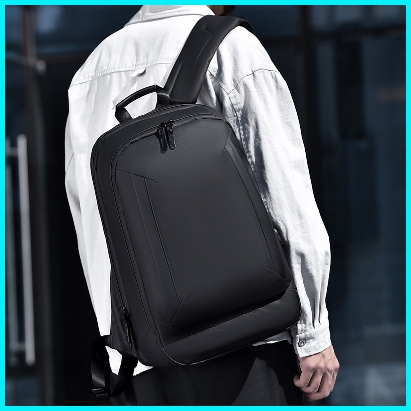 Multi layered backpack with double zipper backpack Waterproof Anti ...