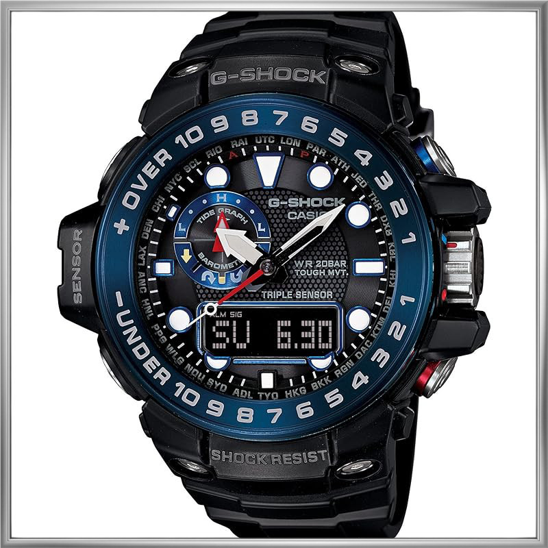 Casio GSHOCK GWN-1000B-1BJF Solar Powered Radio Controlled Watch