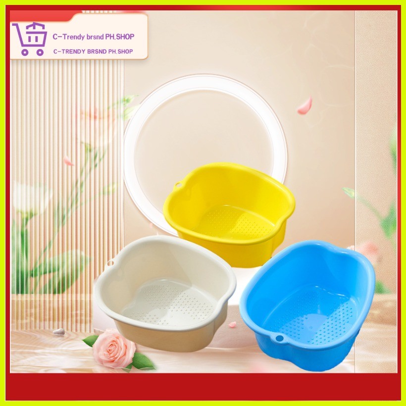 ஐ ☫ Large Foot Bath Spa Tub Basin Bucket Soak Feet Detox Pedicure