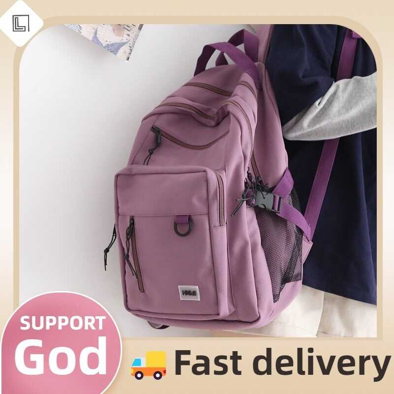 College Backpack Student Waterproof Korean Backpack Women Bagpac For ...