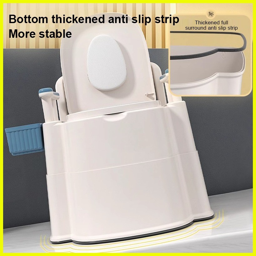 [Upgraded] Portable Toilet Hygiene Chair Children Elderly Pregnant