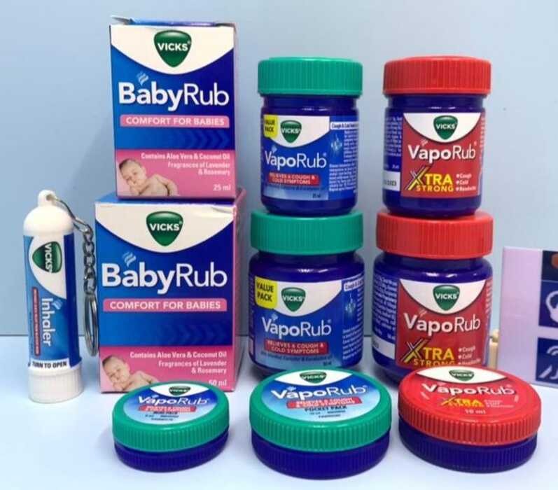 Cool COD And Refreshing VICKS VAPORUB BABYRUB INHALER Ml Vapo Rub ...