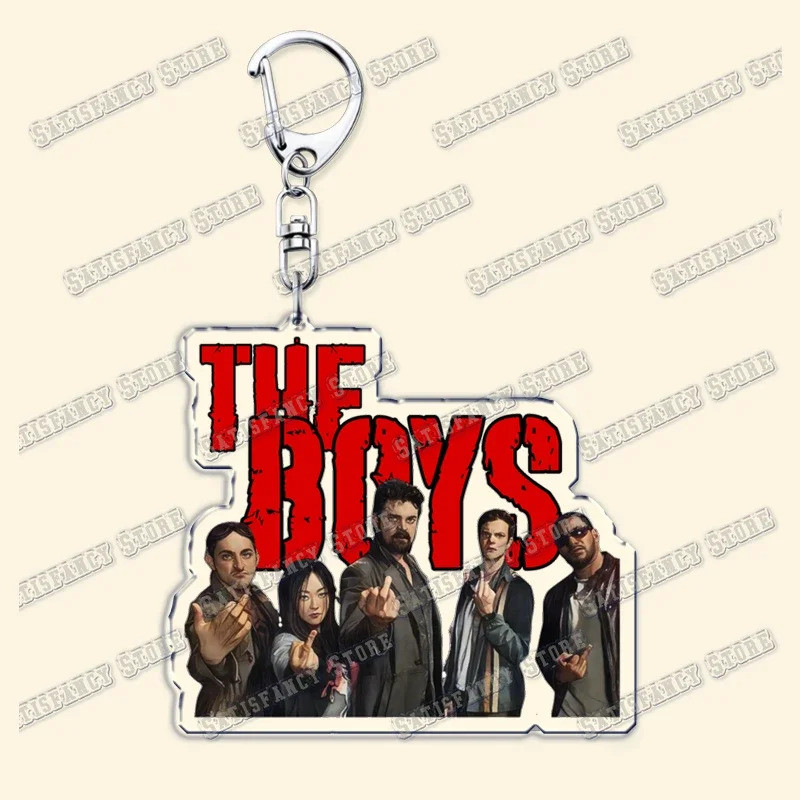 Hot The Boys TV Show Keychains Homelander Billy Butcher Starlight Key ...