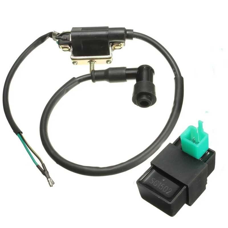 Motorcycle Ignition Coil & CDI UNIT Kit Para Sa 50Cc 70Cc 90Cc 110Cc