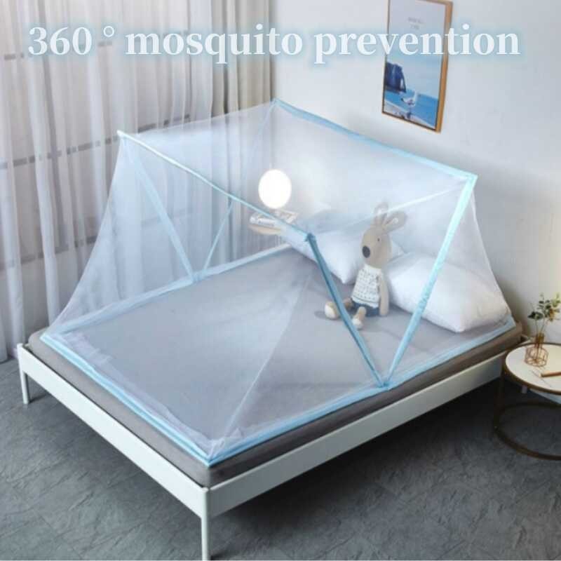 COD 2024 Large Foldable Decor Home Buhay Mosquito Net Tent para sa 1.