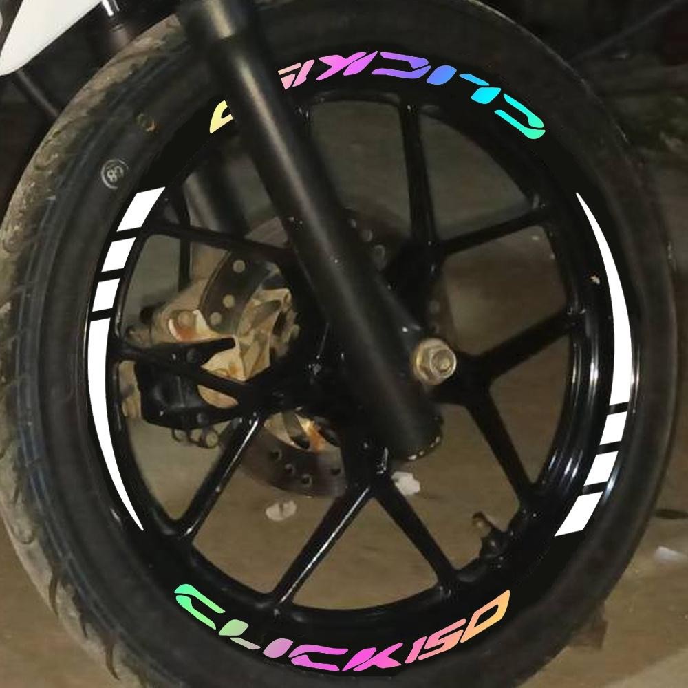 1 set Honda click 125i 150i mags decals click 125i v3 rim sticker for ...