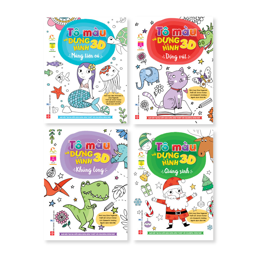 Book - Coloring and 3D modeling - Book ABCD | Shopee Philippines