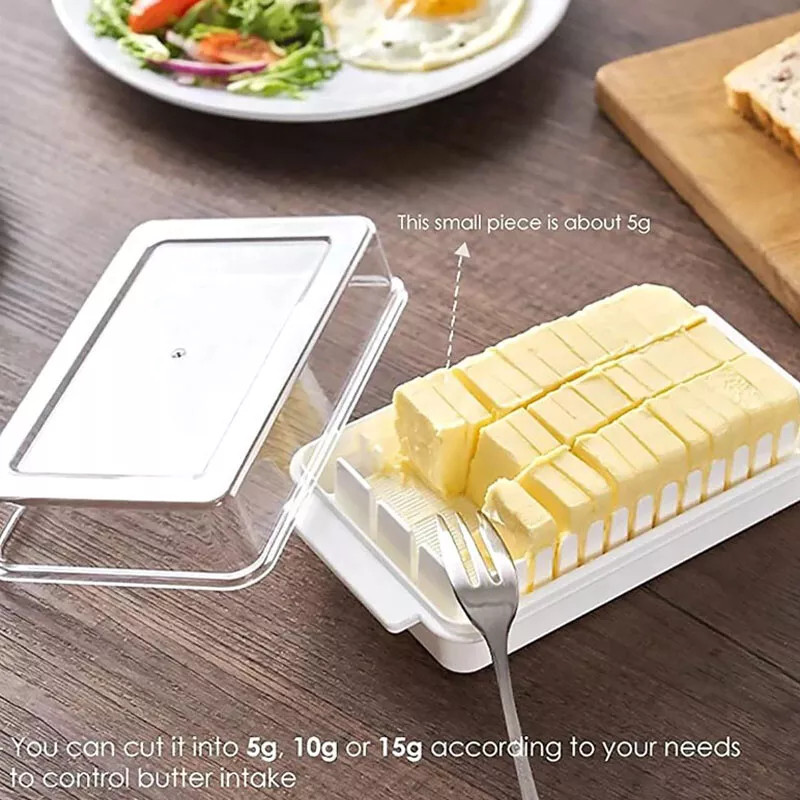 Japanese Transparent Elegant Butter Divider Box For Cheese With ...
