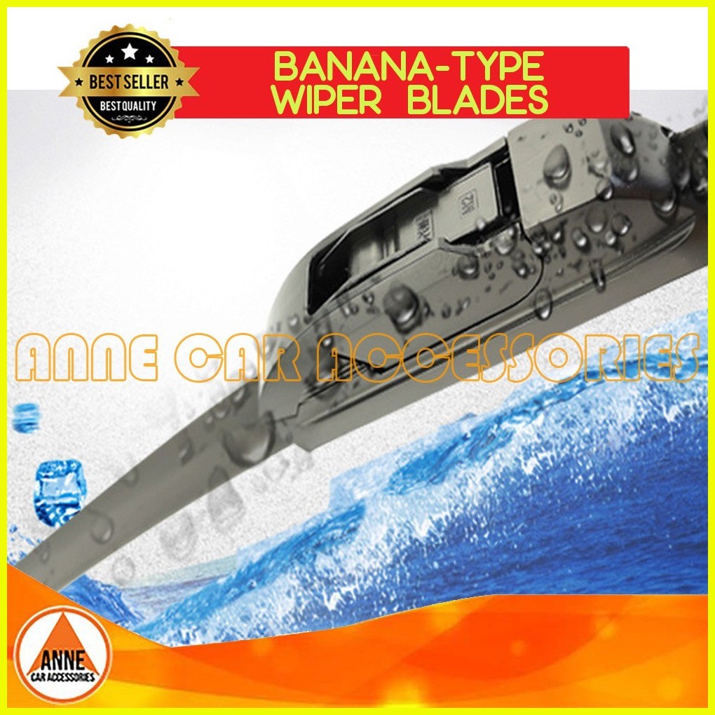 Toyota Wigo 2012 Onwards Windshield Wiper Blade 14x20 Class A+ Rubber ...