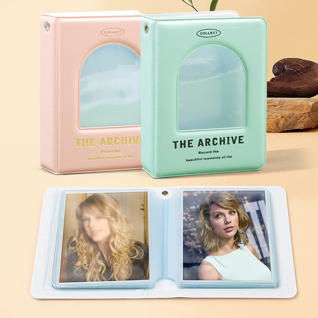 Mini Photocard Binder Album Photocard Holder Book Hollow Mini Photo ...