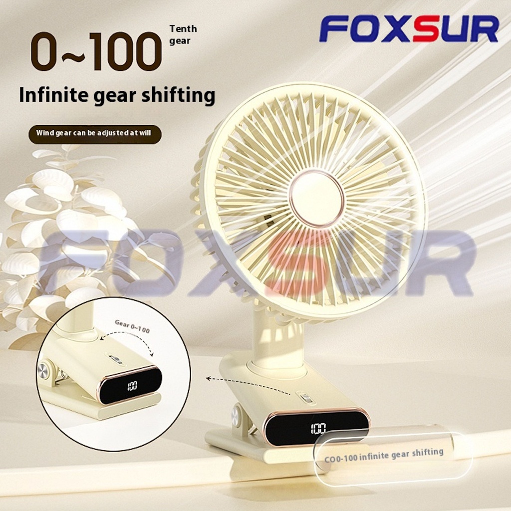 New 100 Speed WallMounted Electric Fan Charging Clip Little Fan