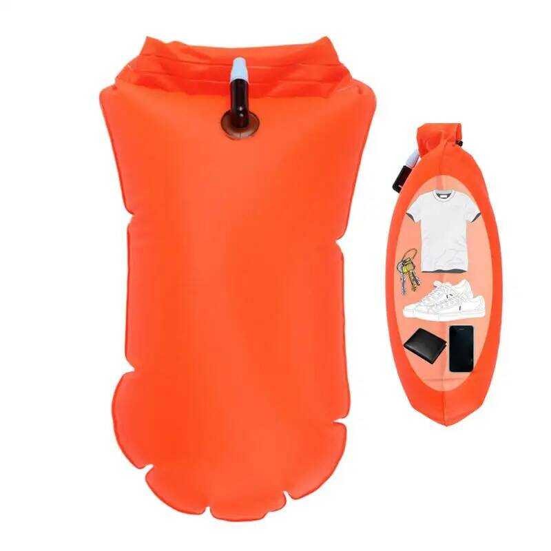 Bucket Swim Dry Iatable Open Buoy Towable With Boating Rafting Swimming ...