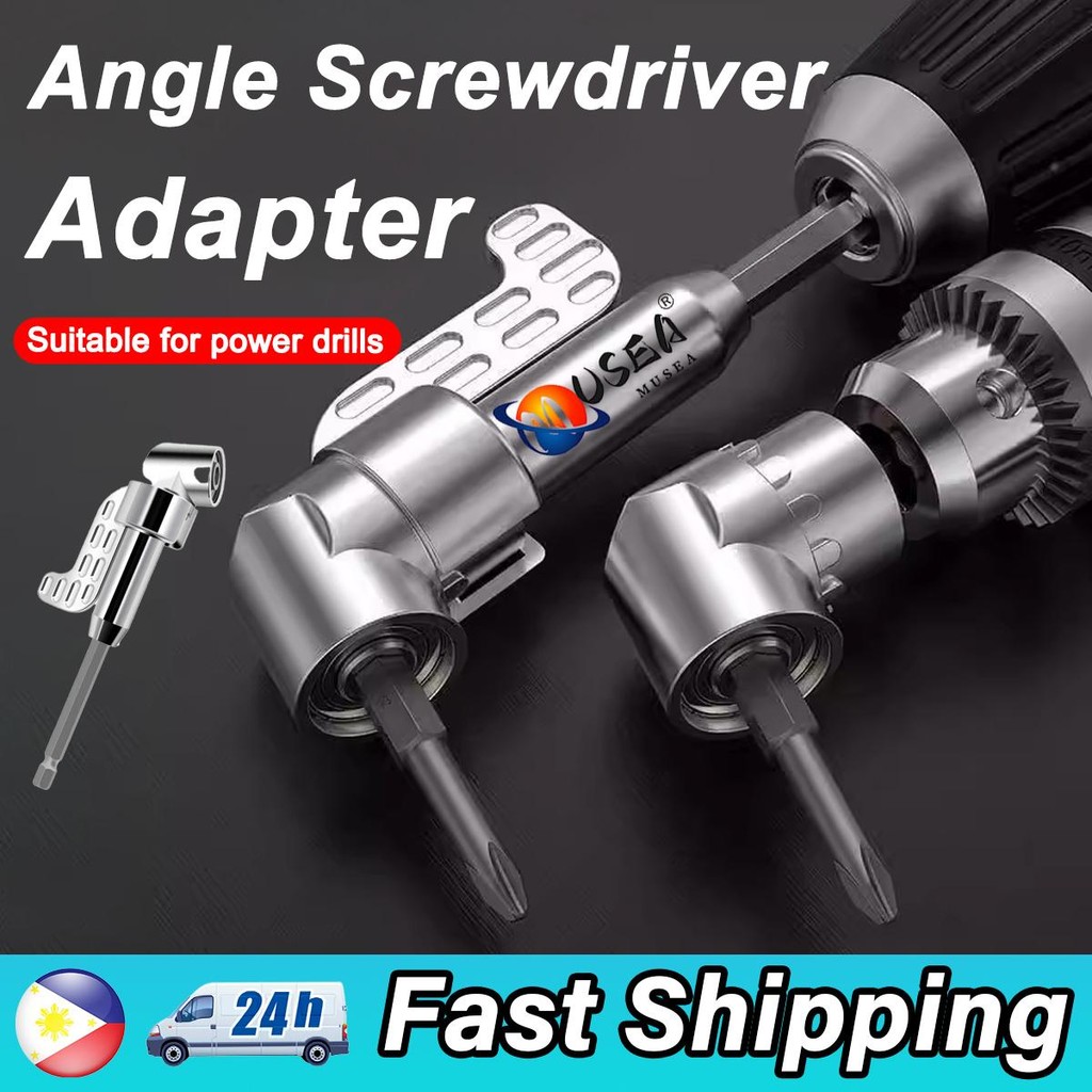 105° Corner Adapter Drill Bit Extension Universal Joint Right Angle for ...