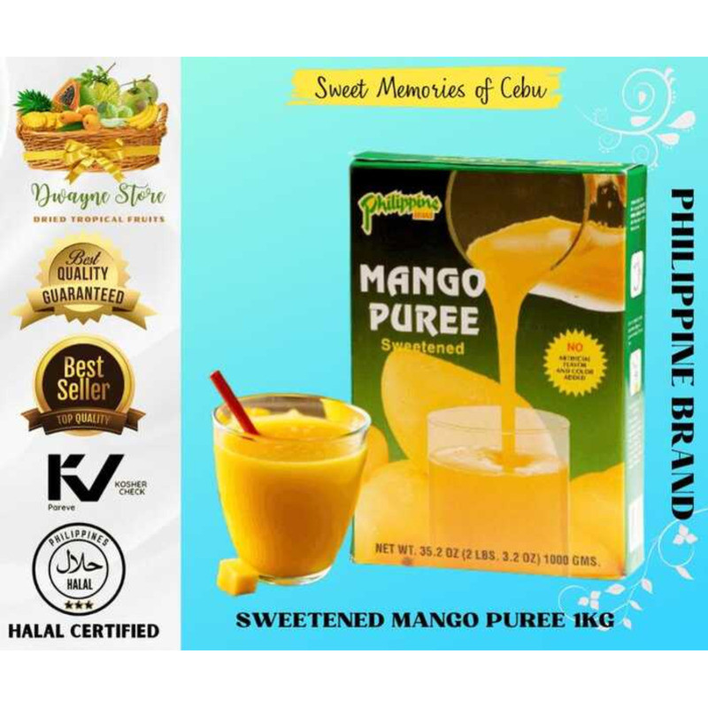 PHIL BRAND MANGO PUREE SWEETENED 1Kg A93 Ecf | Shopee Philippines
