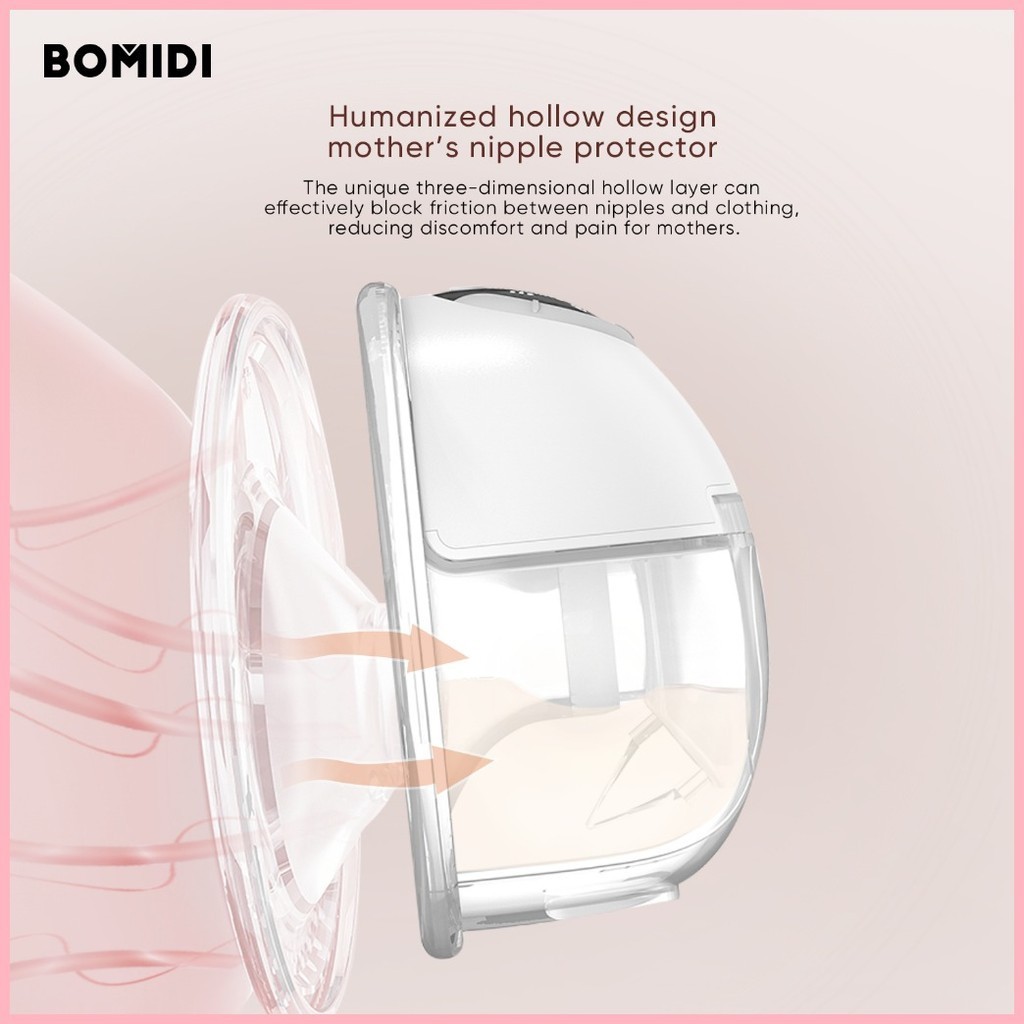 BOMIDI Handsfree Electric Wearable Breast Pump Electric Breastmilk Pump S32