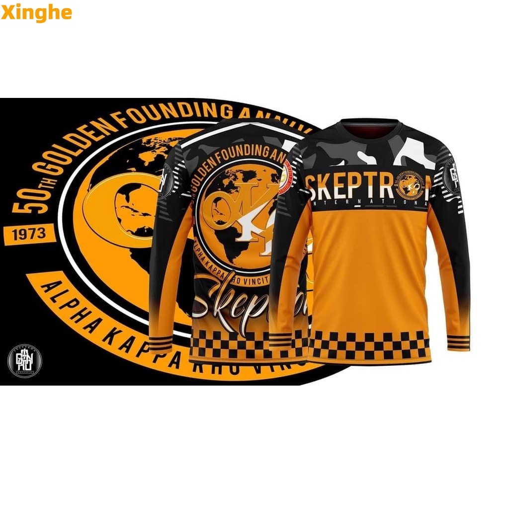 AKP 1973 Long sleeve 50 Years Anniversary AKP SKEPTRON Alpha Kappa Rho ...