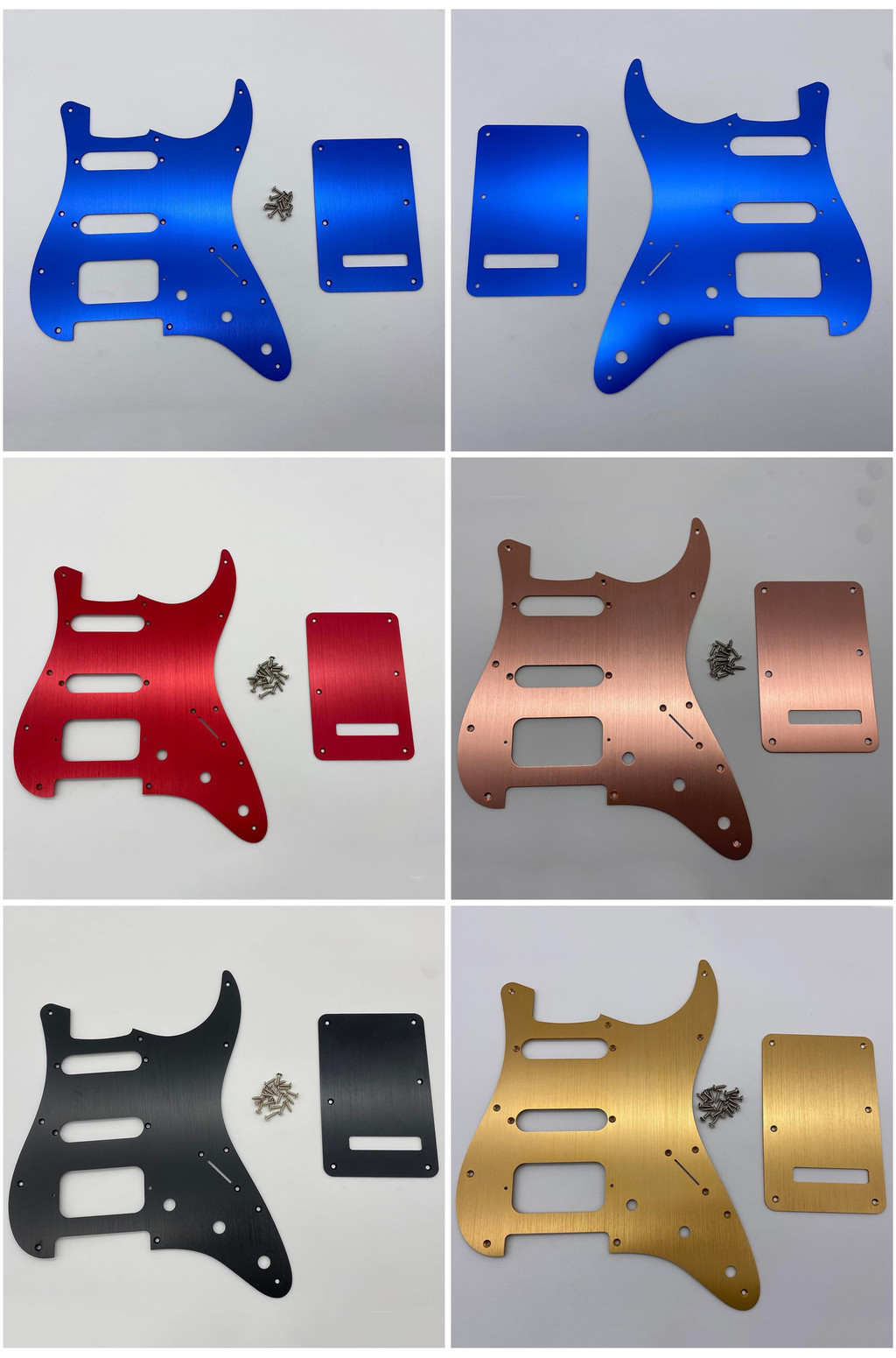 ST SSH Guitar Pickguard Aluminum Anodized for Fender ST American