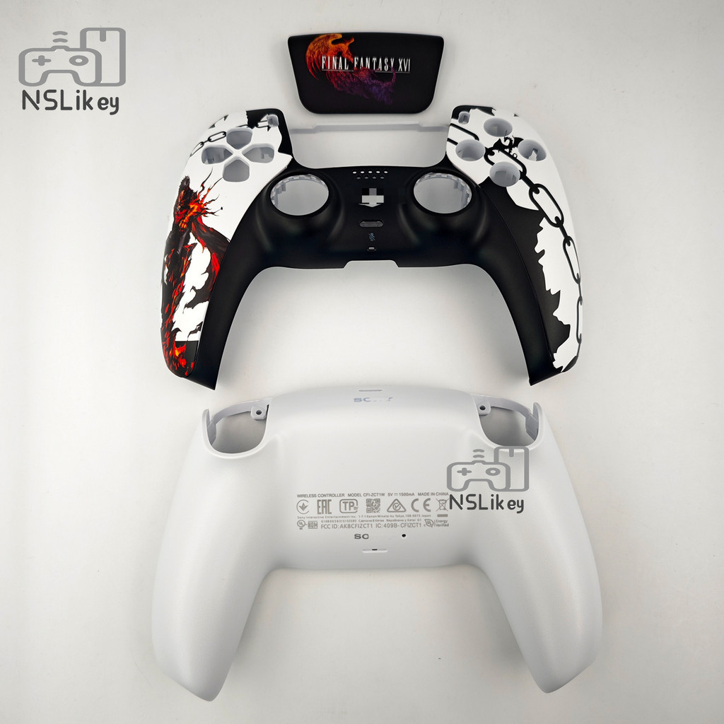 NSLikey 4 in 1 Custom Faceplate Shell Top Cover forPlayStation ...