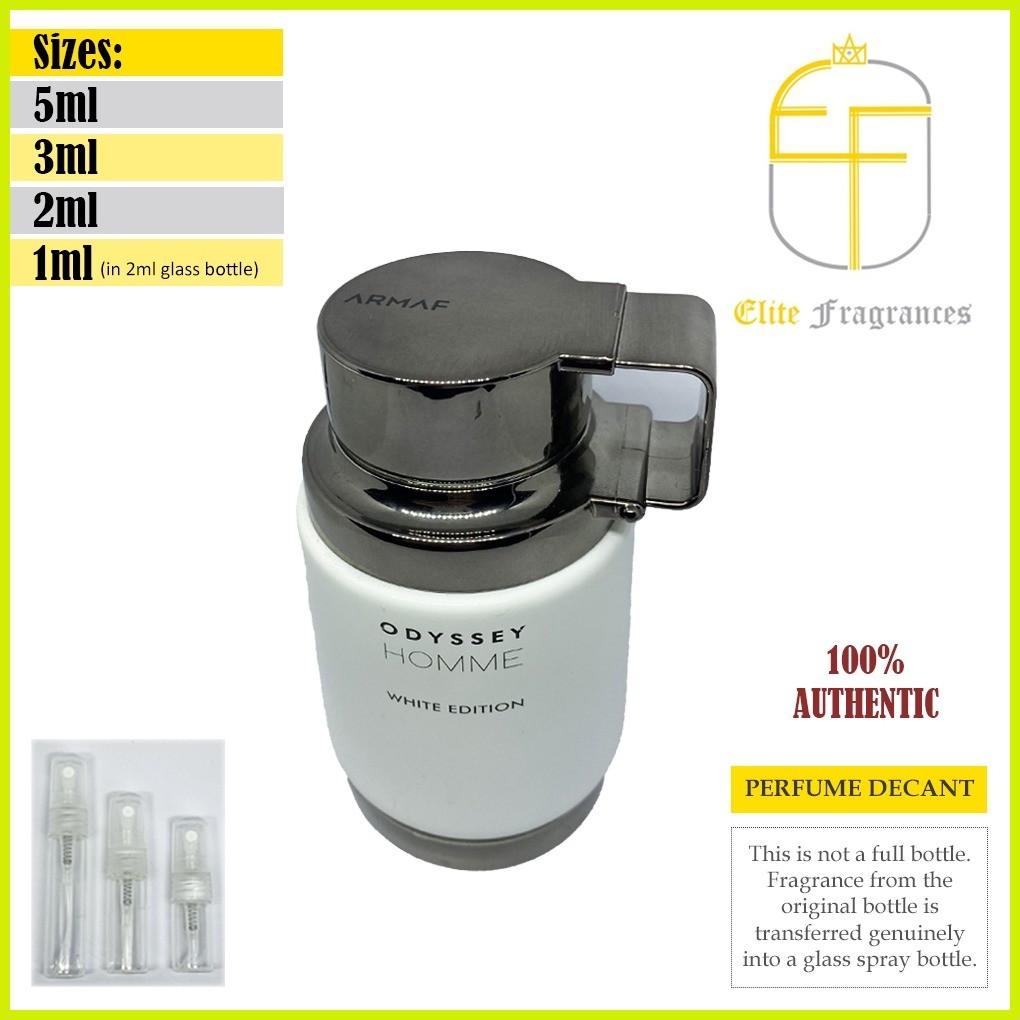 ☪ ⚾︎ DECANT Armaf Odyssey Homme White (Invictus Aqua alternative ...
