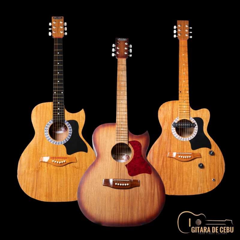 Wood Narra Acoustic Guitar Low Action With Freebies Shopee Philippines
