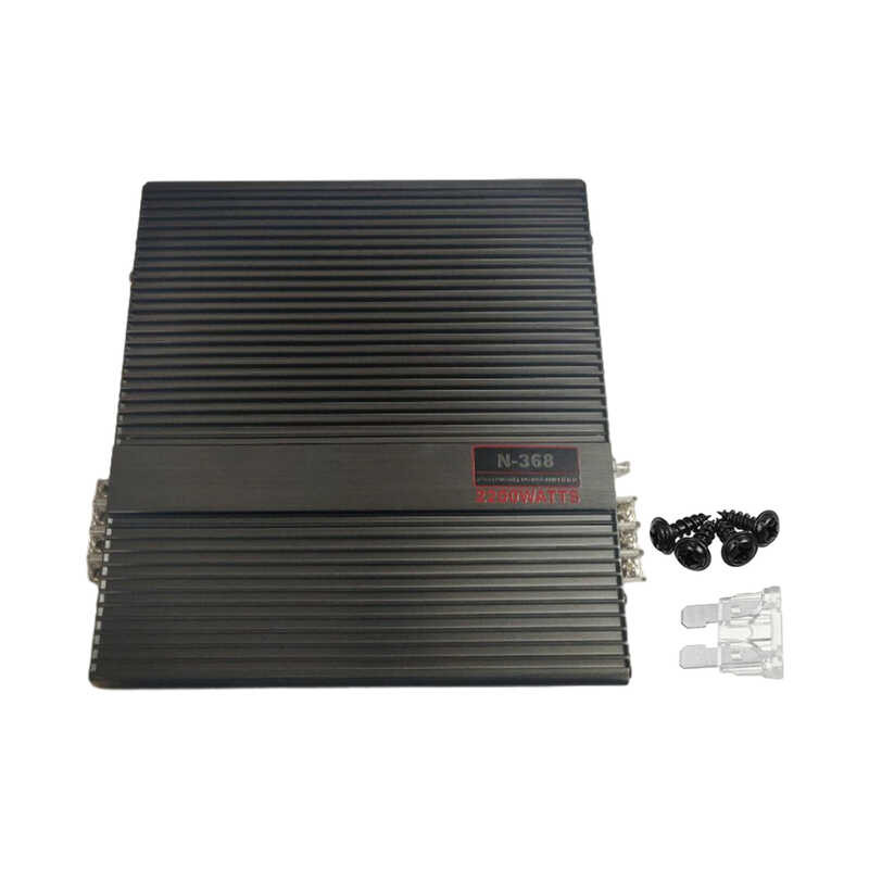 12V 2 Channel Car Amplifier Short Circuit Protection Aluminum Alloy ...