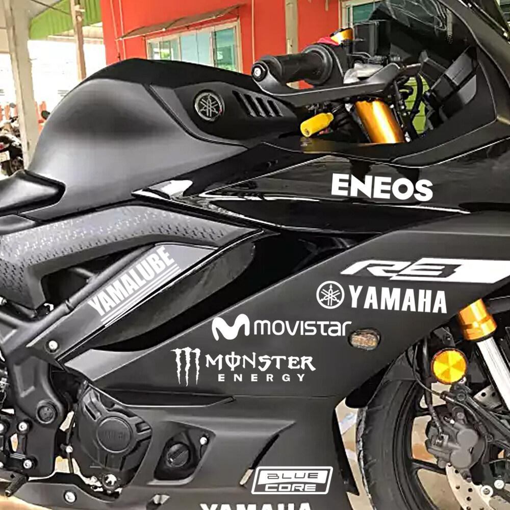 YAMAHA Motorcycle Reflective Sticker Waterproof Decorative Modification ...