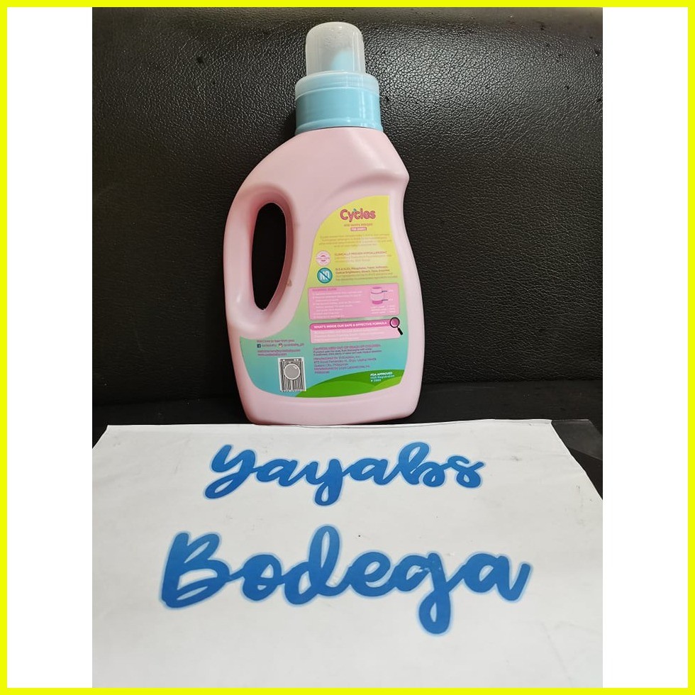 Cycles Mild Liquid Laundry Detergent for Babies 1.5L Authentic Cycles