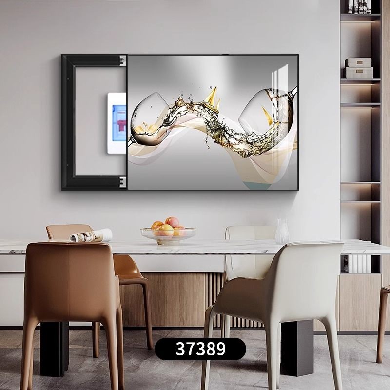 Meter Box Decorative Painting Art To Block Weak Current Living Room ...