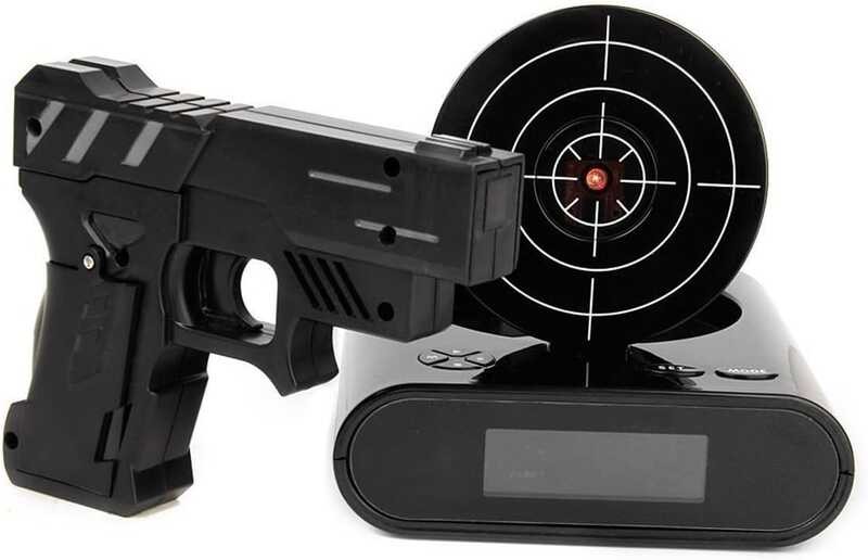 VISION Lock EC N' Load Gun Target Alarm Creative Clock （Black） | Shopee ...