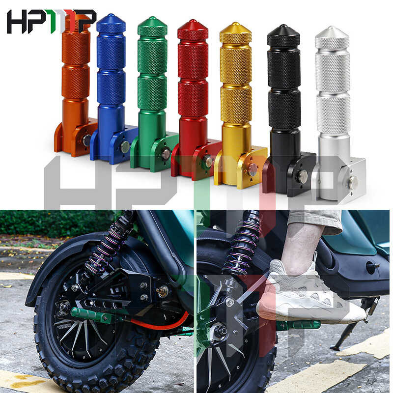 Motorcycle Footrest Modification Universal Folding Footrest Aluminum ...