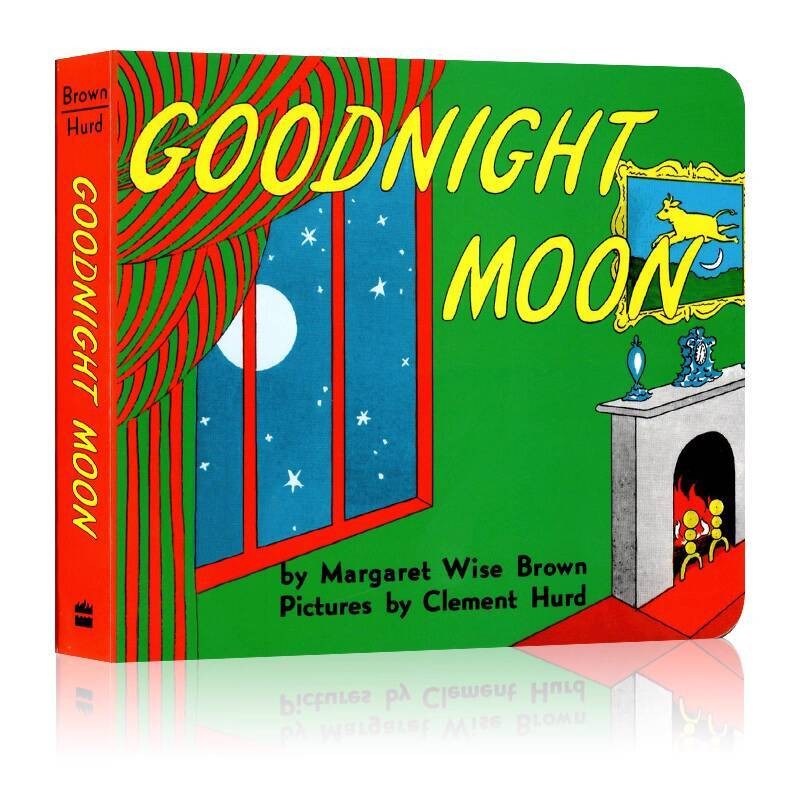 Original English Version Goodnight Moon Moon Goodnight Board Book 60th ...