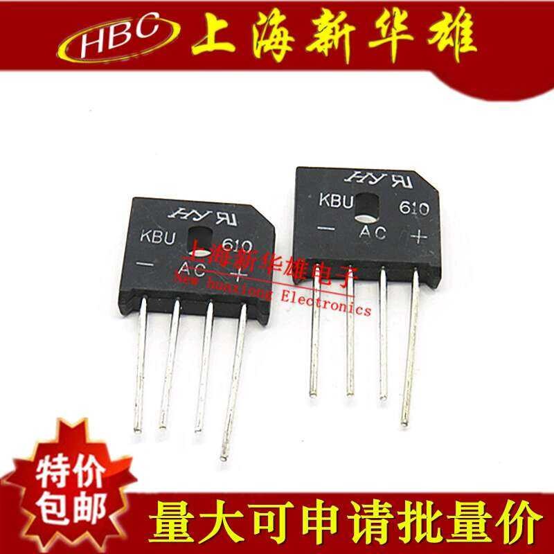 Rectifier Bridge/Bridge Stack Flat Bridge 6A/1000V Sales KBU610 ...