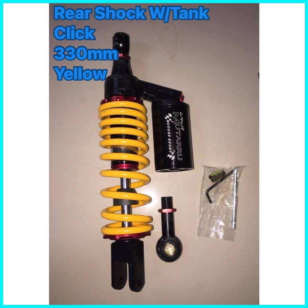 Mutarru Rear Shock W/Tank For Mio 300mm / Click 330mm | Shopee Philippines