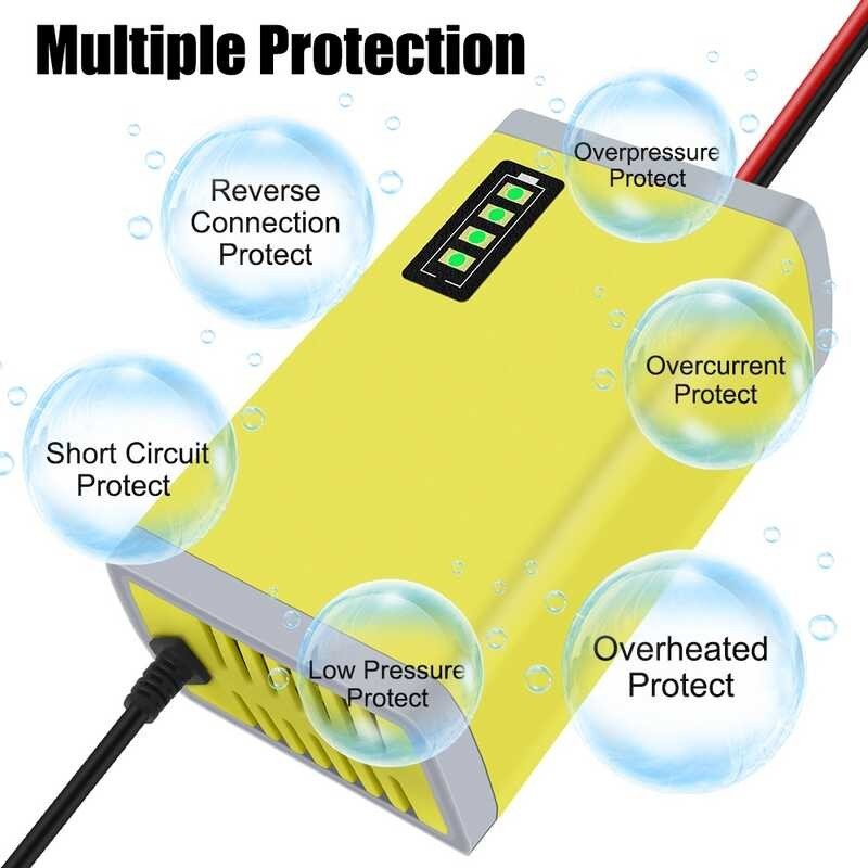 Ly Universal Ah Lead Acid Batteries V A Smart Battery Charger