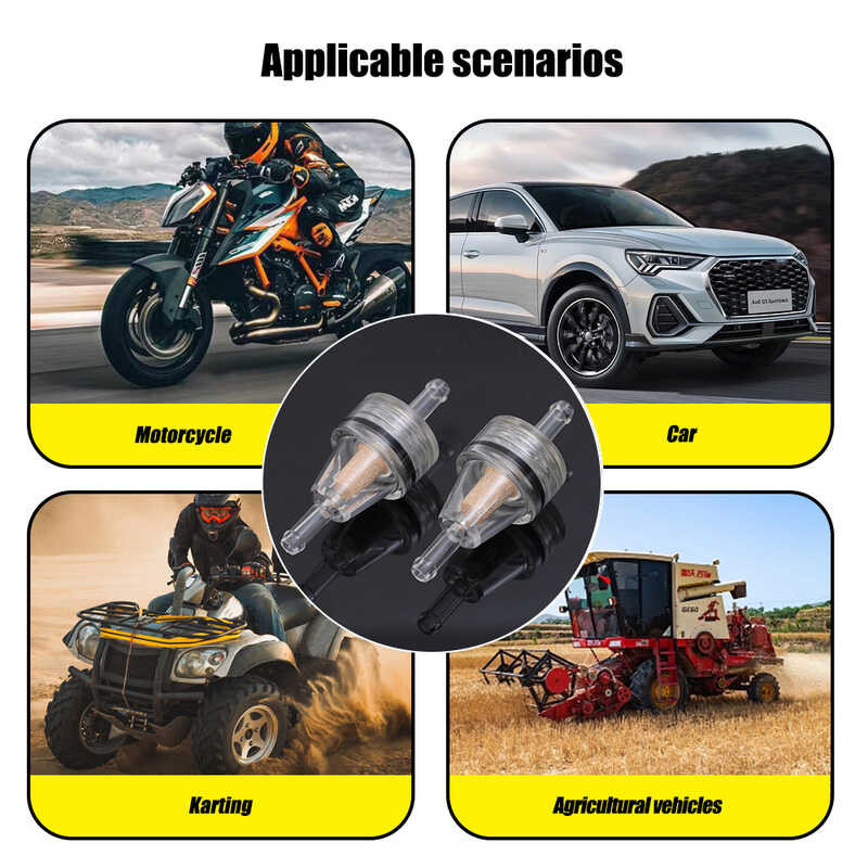 New Copper Core Universal Gasoe Ine Resistance Car Fuel Filter Element