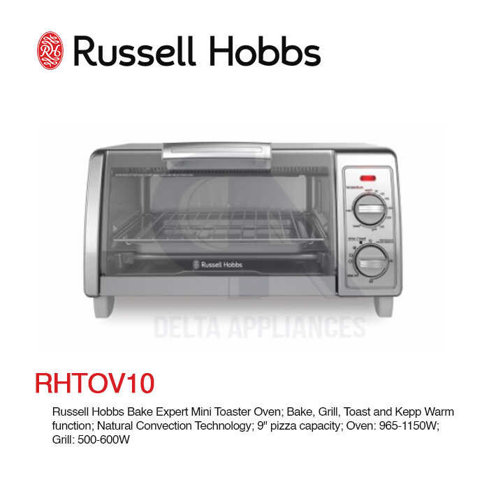 Hobbs Russell Rhtov10 Bake Expert Mini Toaster Oven | Shopee Philippines