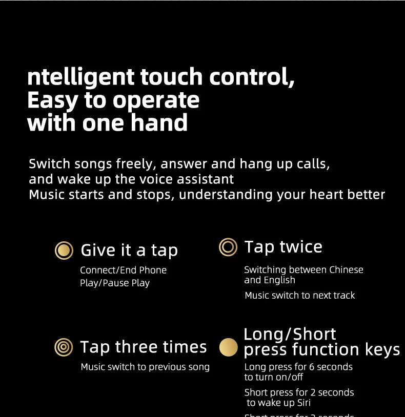 DT3.0 Directional Sound Transmission Builtin Mic Wireless 5.3
