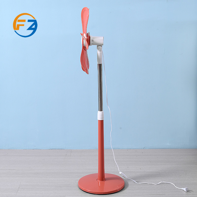 FZ Buy 1 Take 1 High Quality 5 Blade Stand Fan Big Wind Portable